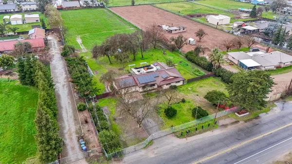 a view of a green field