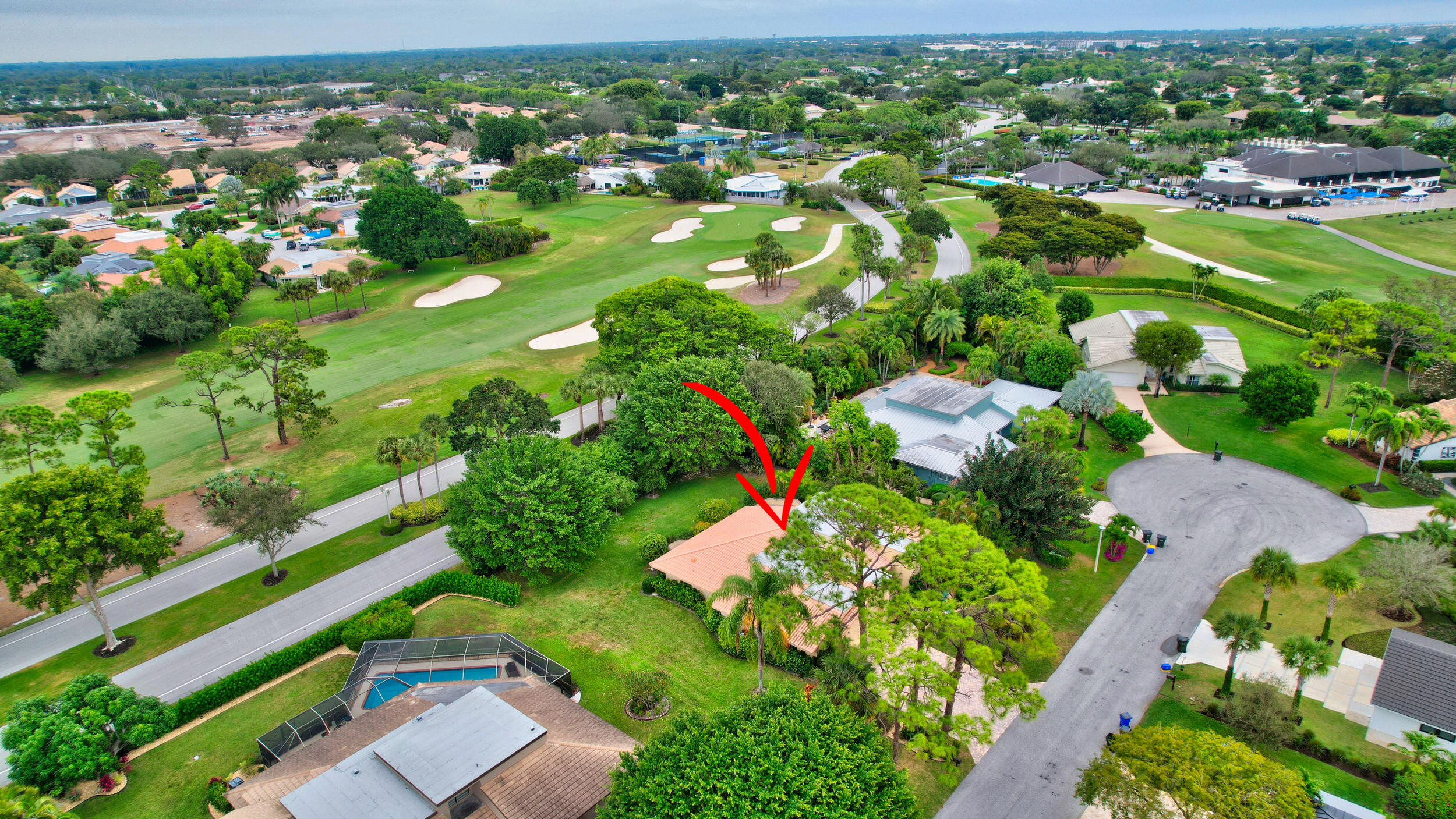 4535 Cocoplum Way Delray Beach, FL 33445 - Photo 10 of 50 Placement on cul de sac
