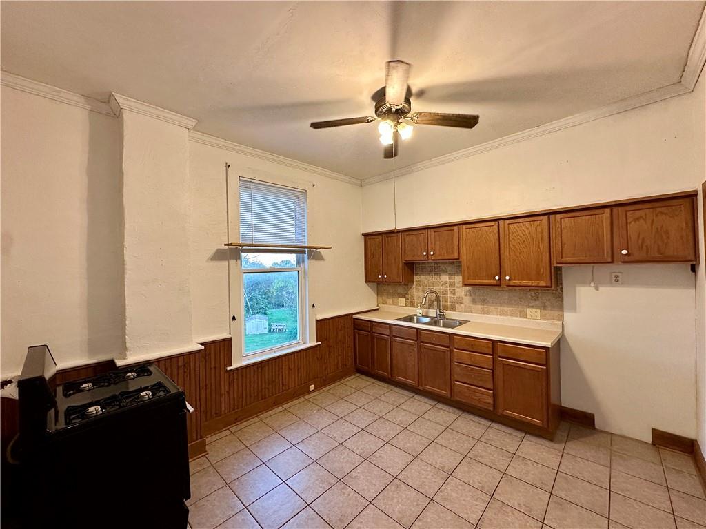 118 Firehall Road Portersville, PA 16051 - Photo 18 of 29 a kitchen with stainless steel appliances granite countertop a refrigerator and a stove top oven