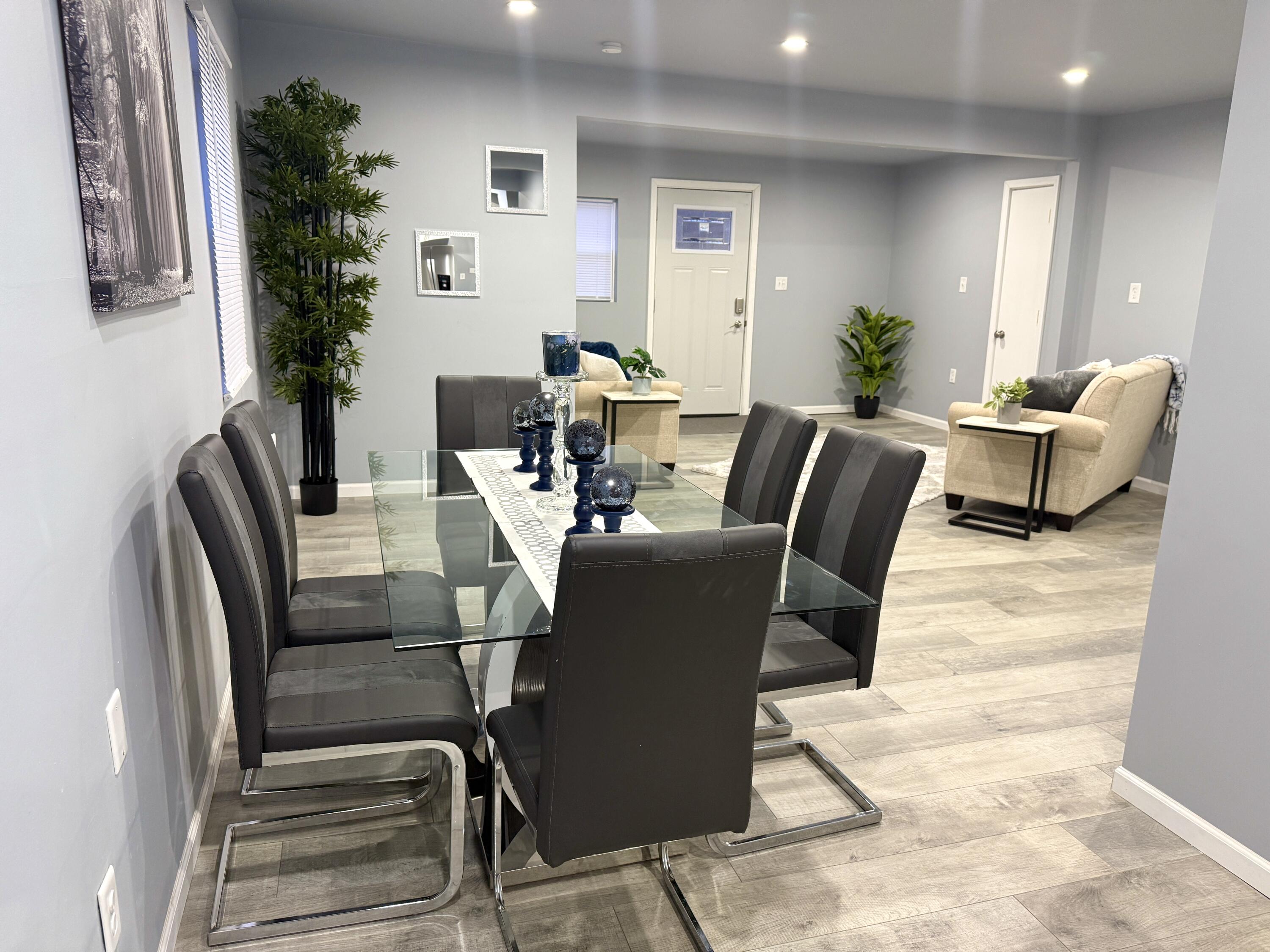 6344 West 25th Avenue Gary, IN 46406 - Photo 26 of 52 a view of a dining room with furniture window and flowerpot