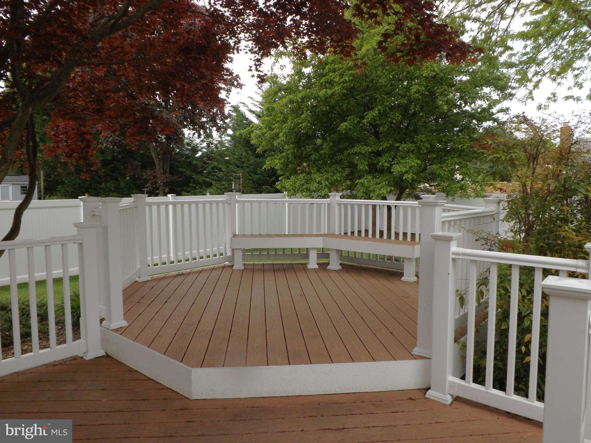 1308 Vanderbilt Road Bel Air, MD 21014 - Photo 12 of 17 Tiered deck overlooking private rear yard