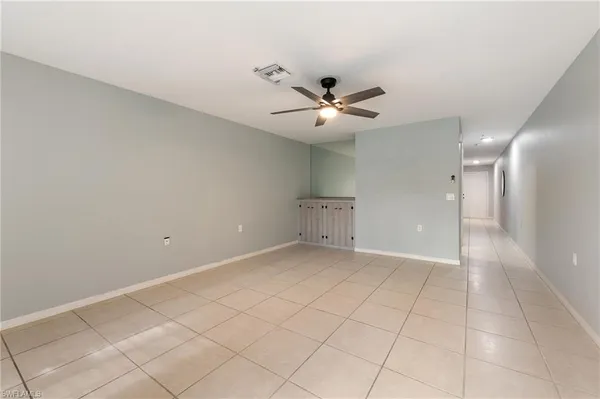 a view of an empty room