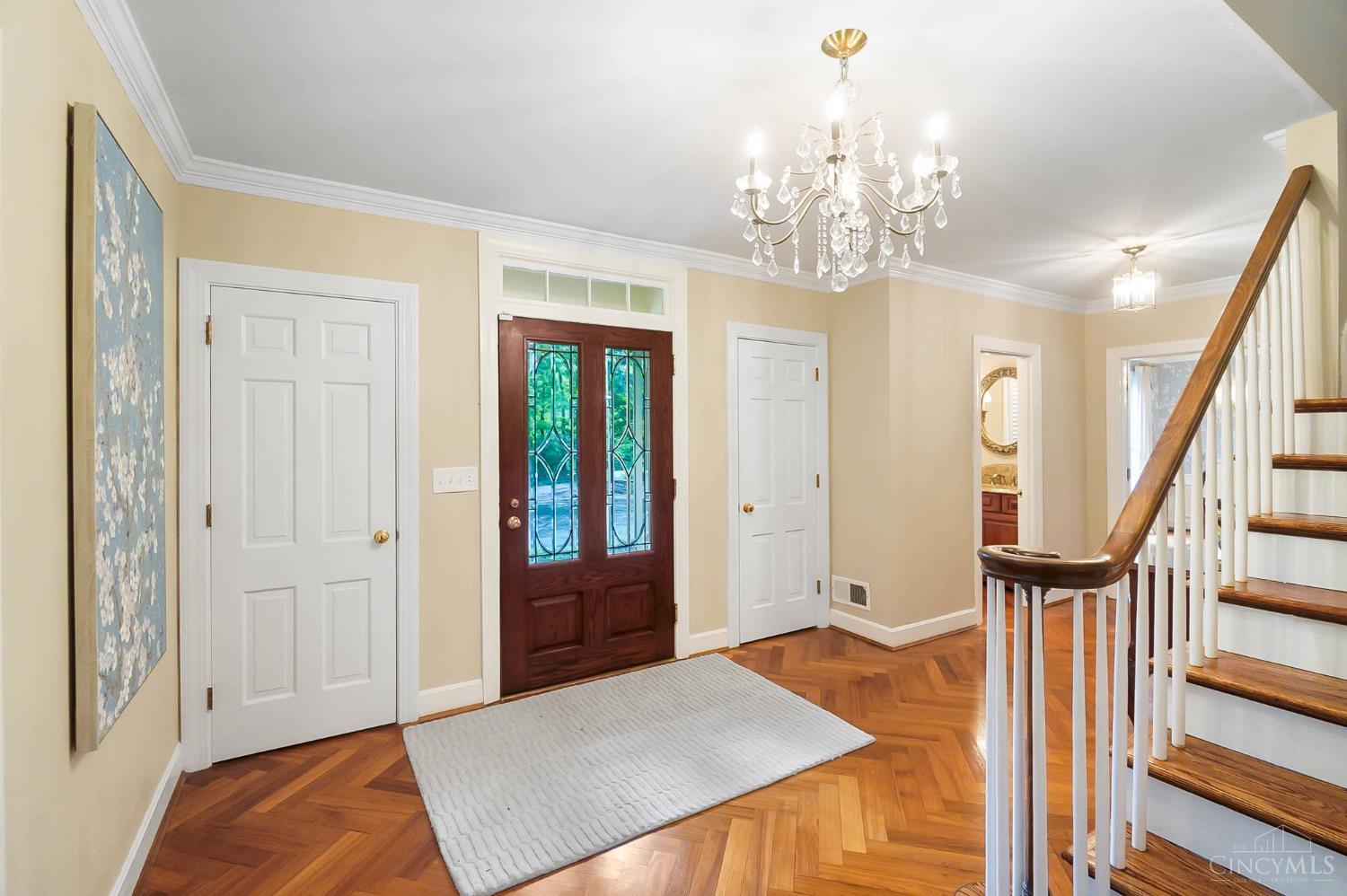 8000 Graves Road Cincinnati, OH 45243 - Photo 7 of 85 Stately Foyer w/Teak Floors