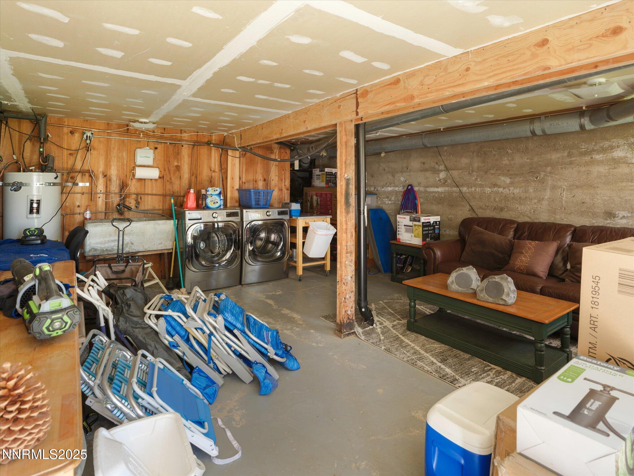 644 Job Lane Zephyr Cove, NV 89448 - Photo 23 of 26 a living room with lots of furniture and gym equipment