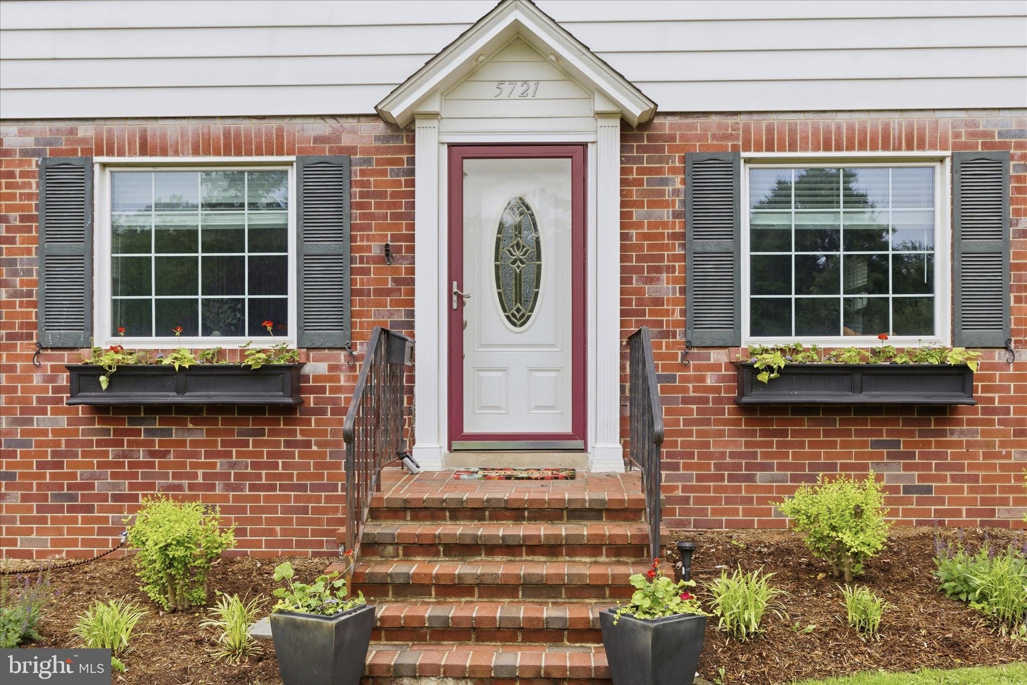 5721 Forest Road Cheverly, MD 20785 - Photo 4 of 49 Charming entry with window boxes