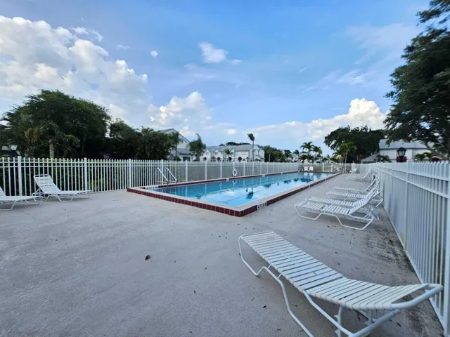 a view of a terrace with skyline