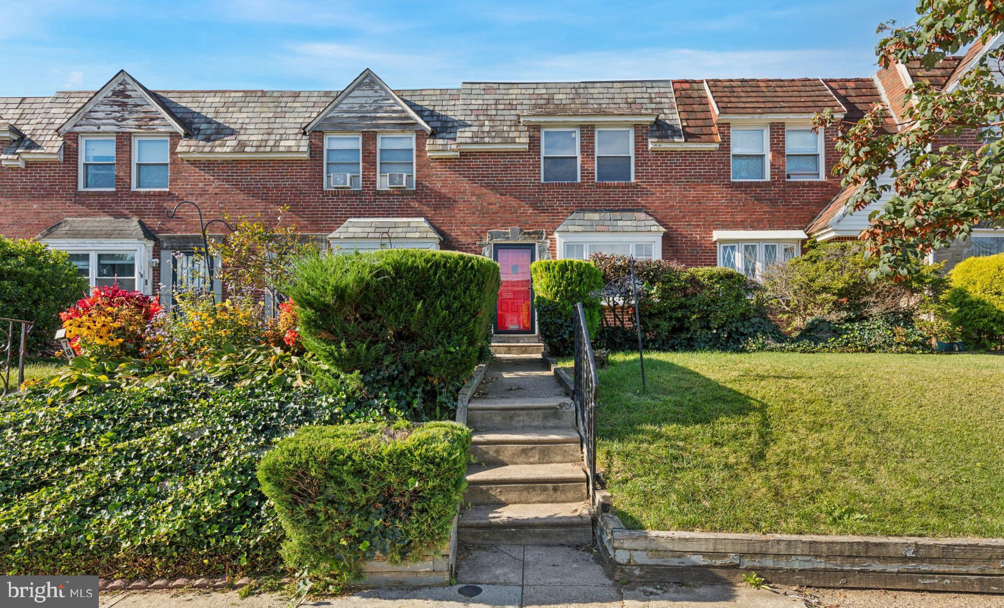 7816 Thouron Avenue Philadelphia, PA 19150 - Photo 1 of 14 Charming brick townhouse with vibrant gardens.
