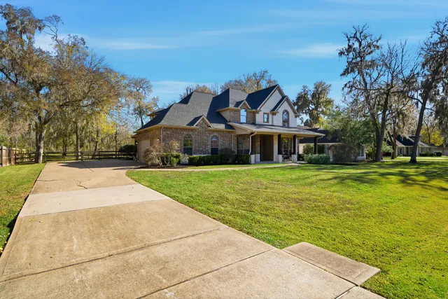 a view of balcony with wooden floor