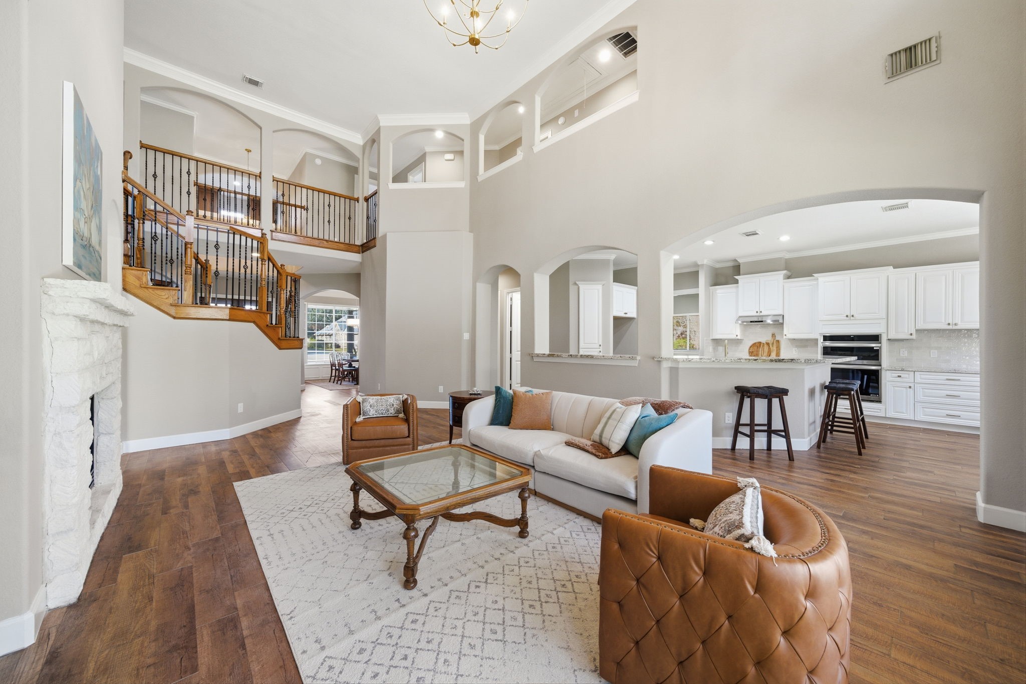 32807 Whitburn Trail Fulshear, TX 77441 - Photo 6 of 39 a living room with furniture and a table