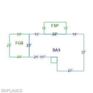 23261 Tuckahoe Road Alva, FL 33920 - Photo 39 of 39 a picture of a floor plan