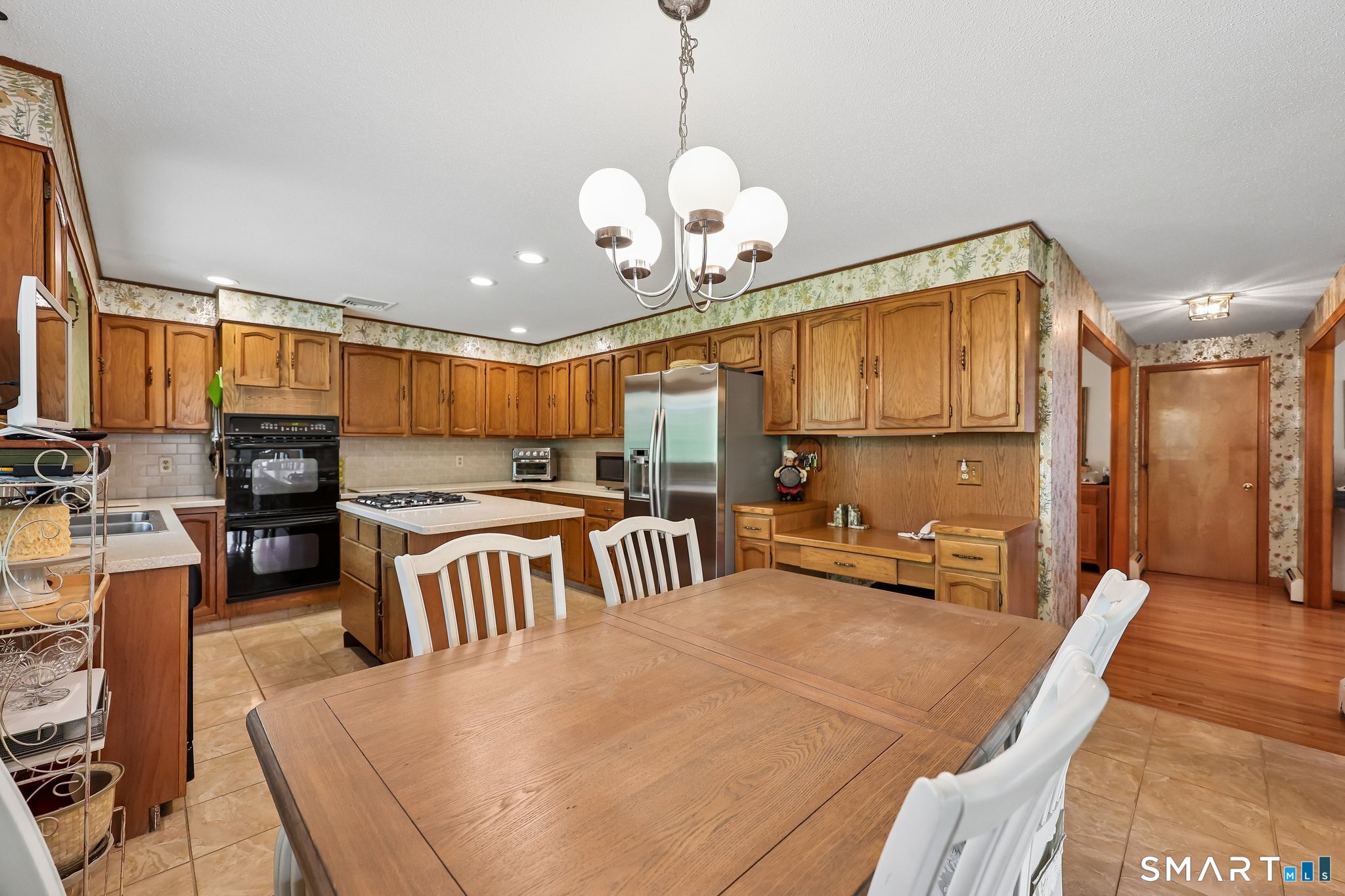 46 Stonegate Drive Wethersfield, CT 06109 - Photo 15 of 36 KITCHEN VIEW- LOTS OF CABINETS