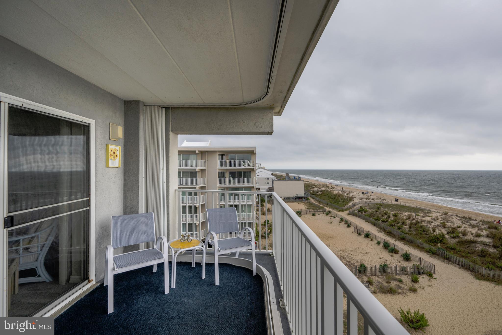 5 77th Street, Unit 404 Ocean City, MD 21842 - Photo 8 of 28 a view of balcony with furniture