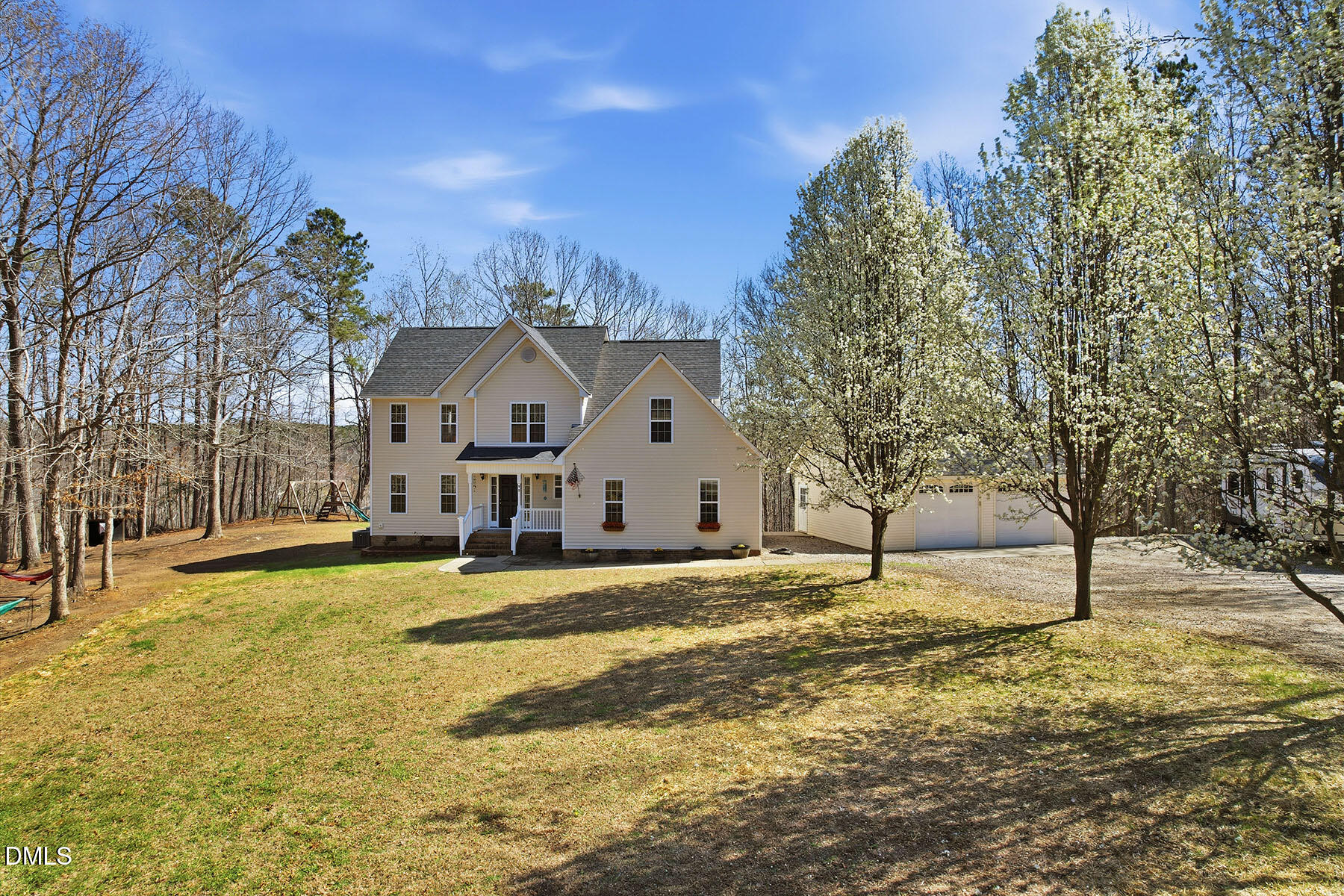 90 Spring Leaf Lane Wendell, NC 27591 - Photo 2 of 37 a front view of a house with a yard