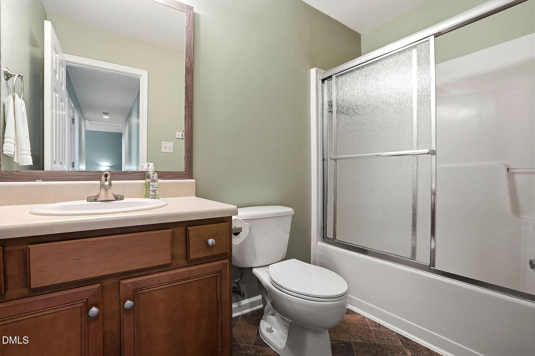 90 Spring Leaf Lane Wendell, NC 27591 - Photo 24 of 37 a bathroom with a sink toilet and shower