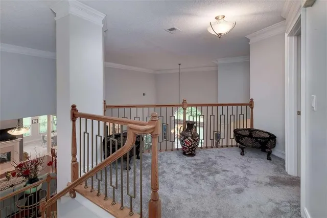 a view of room with furniture and a window