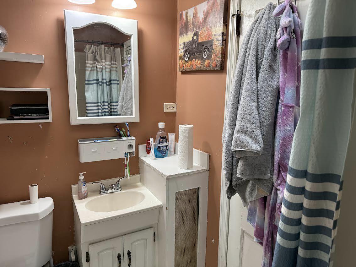 75 Lamport Road Upper Darby, PA 19082 - Photo 12 of 17 Hall bathroom with warm tones.