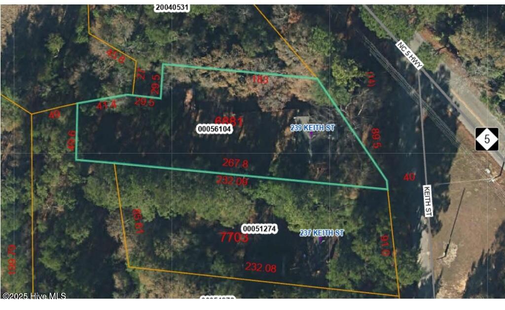 239 Keith Street Aberdeen, NC 28315 - Photo 6 of 7 aerial keith