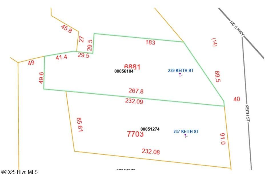 239 Keith Street Aberdeen, NC 28315 - Photo 7 of 7 plat keith