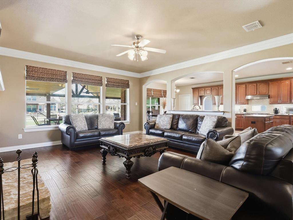 1130 Rio Bravo Way Shady Shores, TX 76208 - Photo 15 of 40 a living room with furniture and a large window