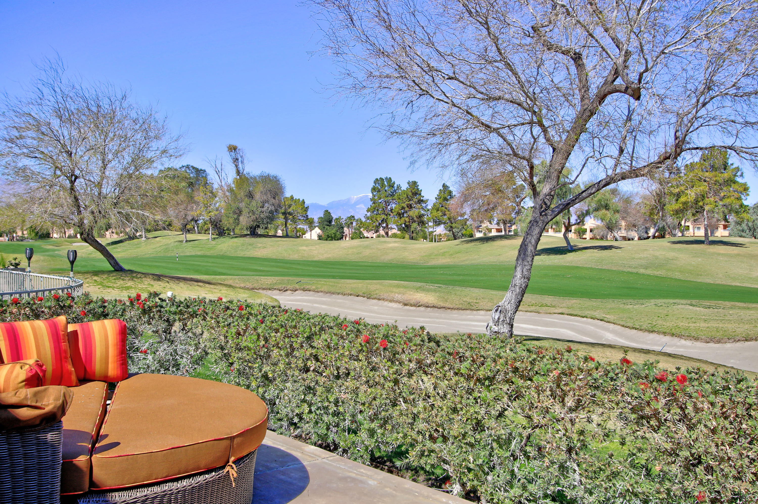 36 Pine Valley Drive Rancho Mirage, CA 92270 - Photo 2 of 57 a view of a yard with an outdoor seating