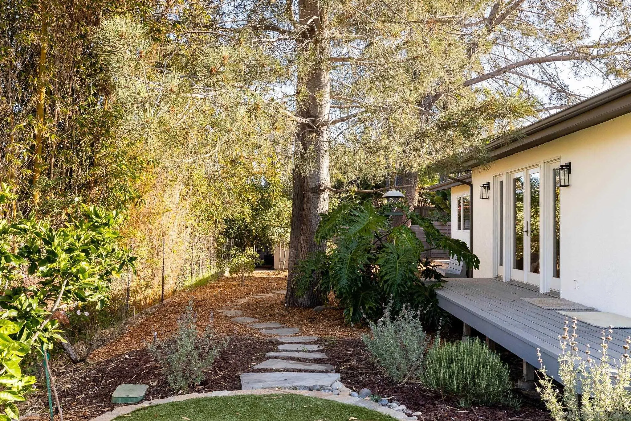 1496 Hymettus Avenue Encinitas, CA 92024 - Photo 23 of 53 a view of a yard with plants and trees