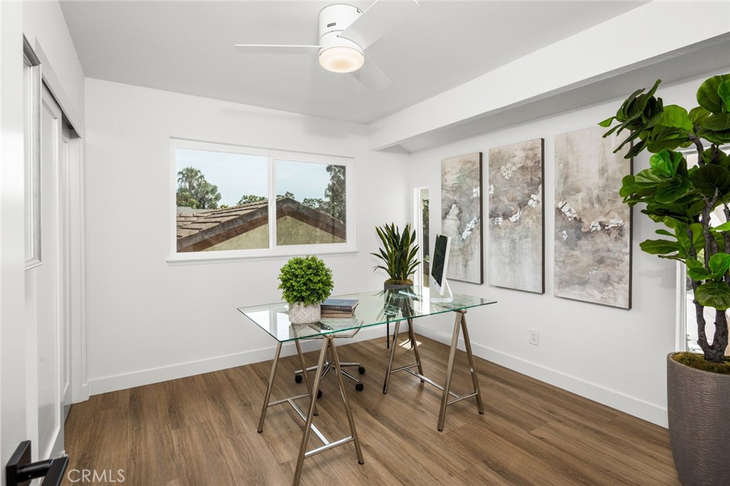 2221 Apple Tree Drive Tustin, CA 92780 - Photo 24 of 30 a view of a workspace with furniture and a window