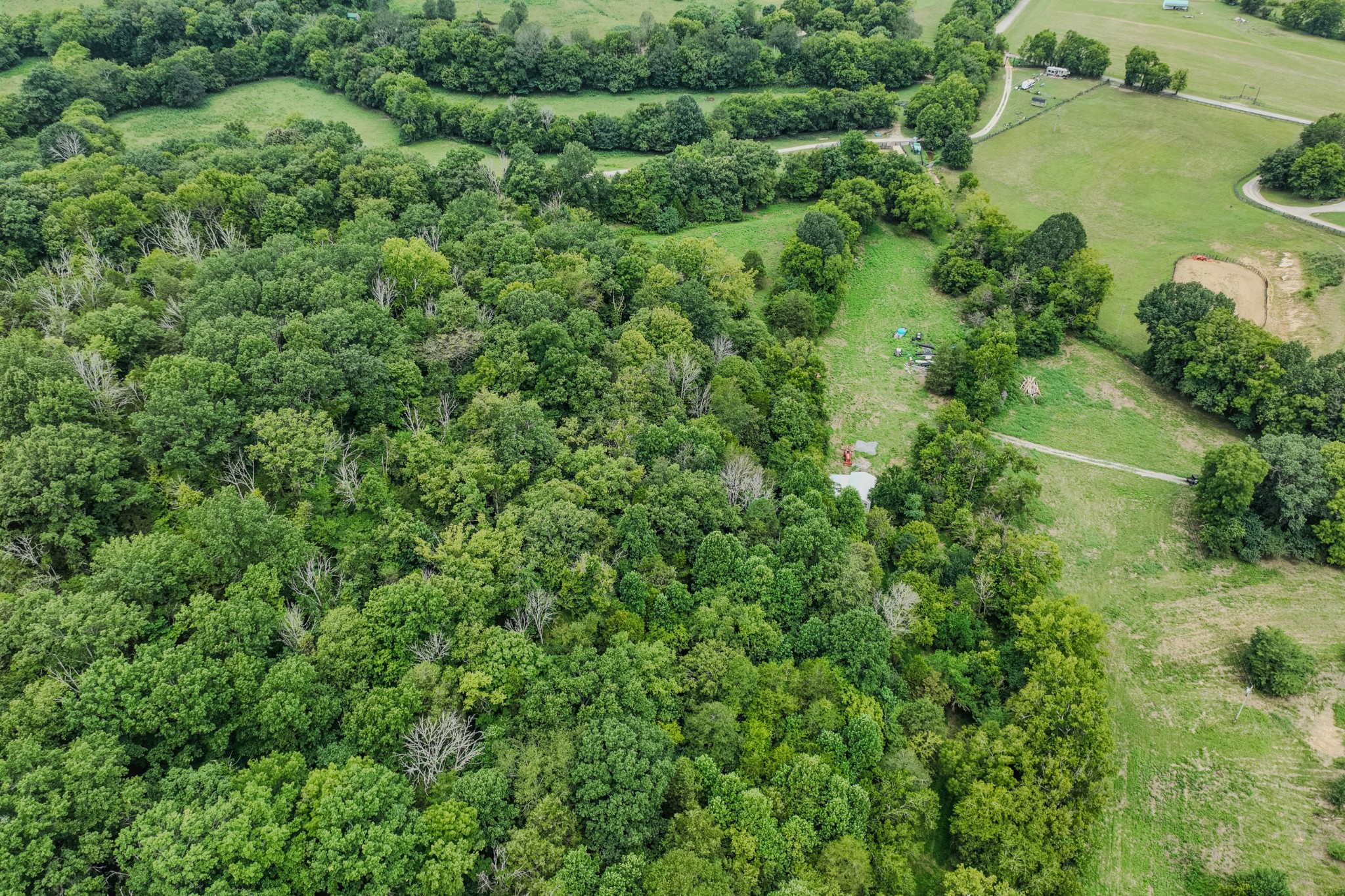 3264 Martin Hollow Road Culleoka, TN 38451 - Photo 19 of 68 an aerial view of residential house with outdoor space and trees all around