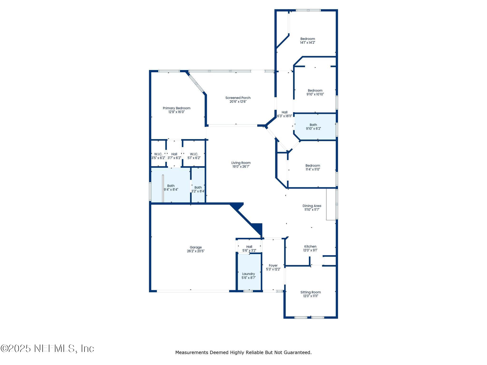 406 Ridgeway Boulevard DeLand, FL 32724 - Photo 41 of 41 zzzz2D Floor Plan for 406 Ridgeway Boule