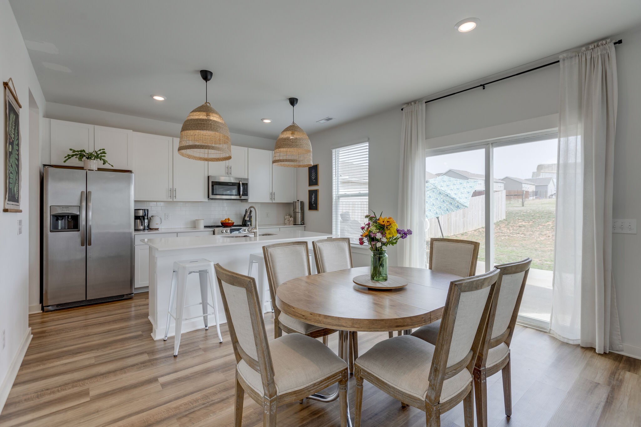 409 Irwin Way Spring Hill, TN 37174 - Photo 12 of 32 a view of a dining room with furniture window and outside view