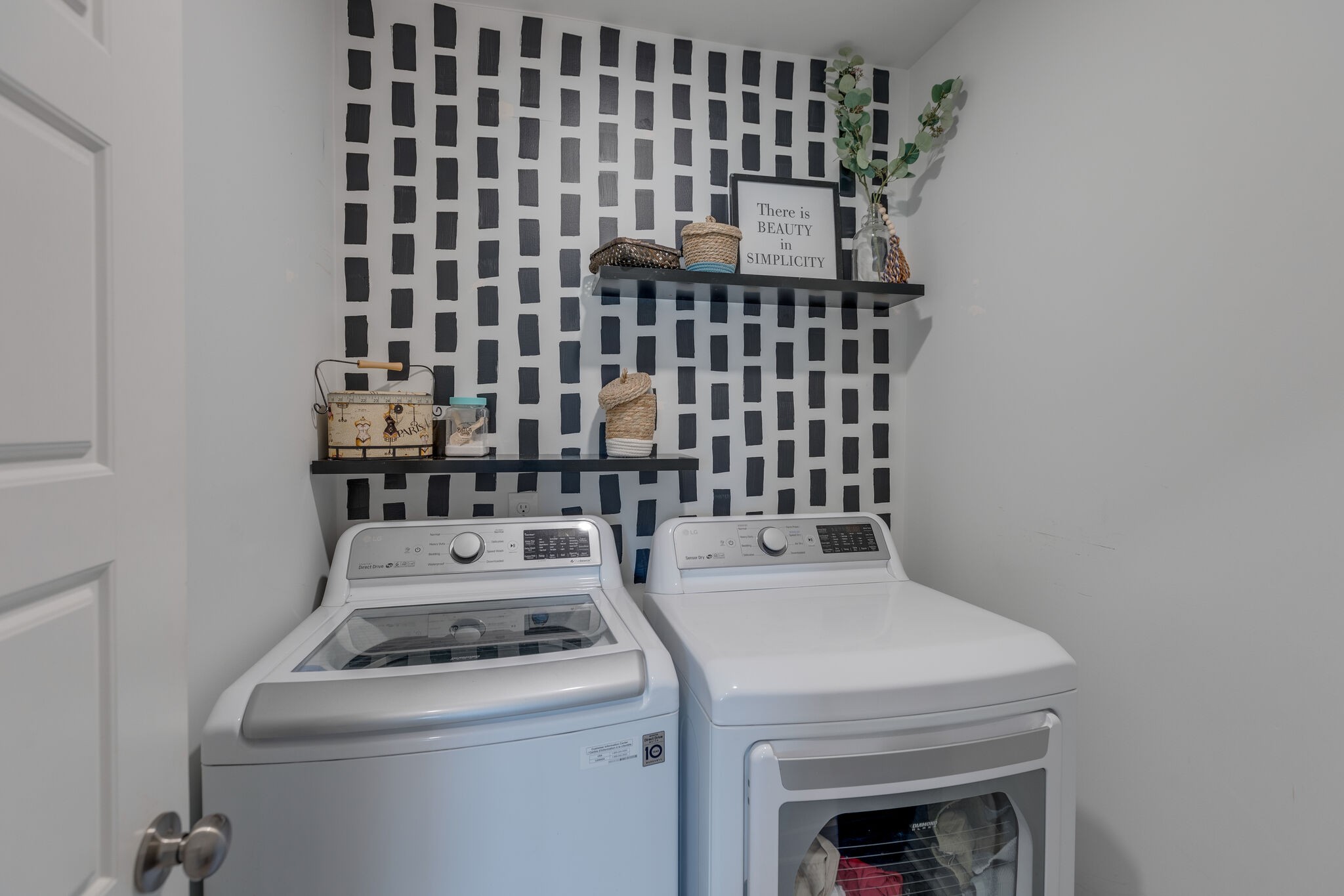 409 Irwin Way Spring Hill, TN 37174 - Photo 26 of 32 a utility room with a stove and a shower