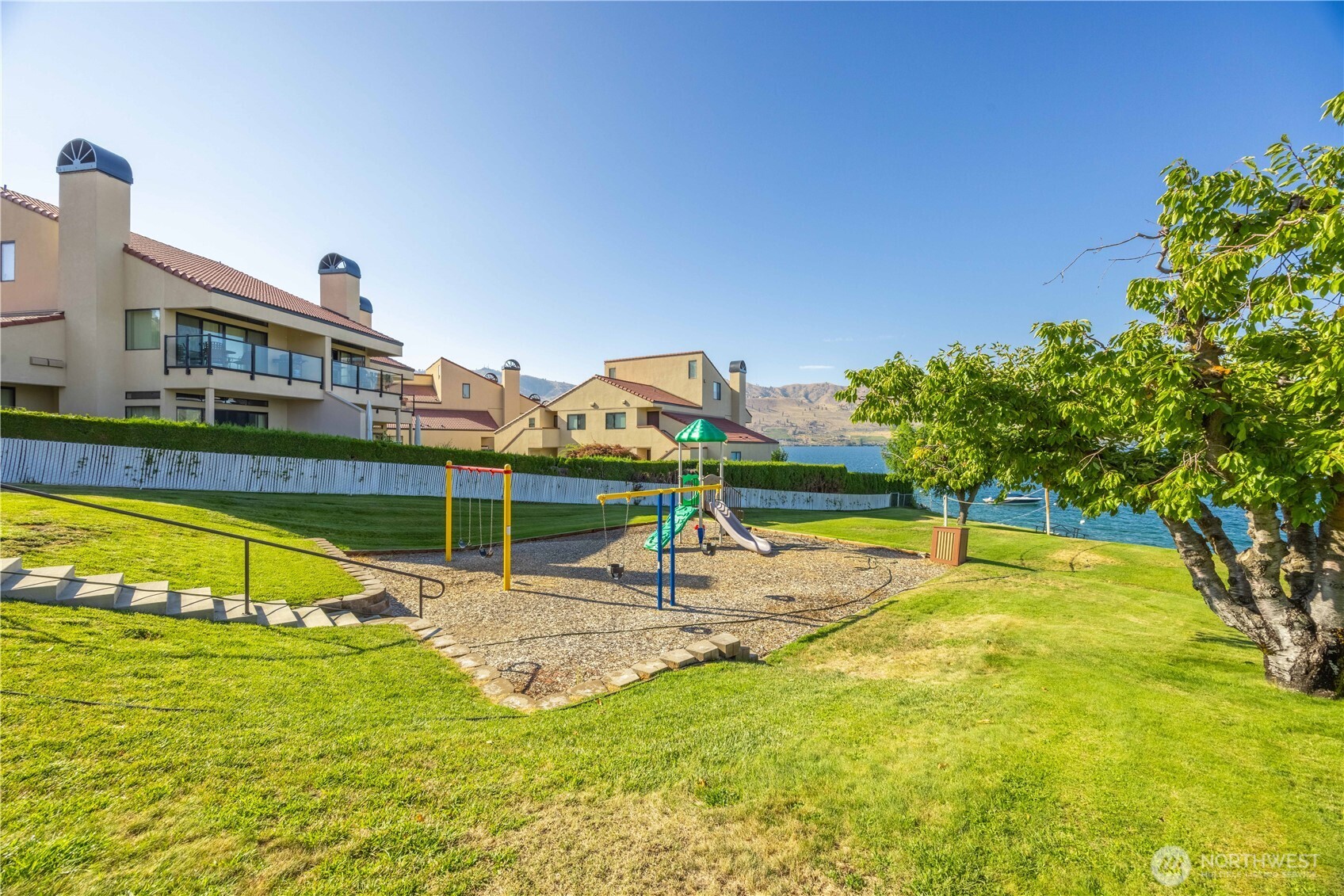 122 Lookout Way Chelan, WA 98816 - Photo 39 of 40 a view of a house with a swimming pool