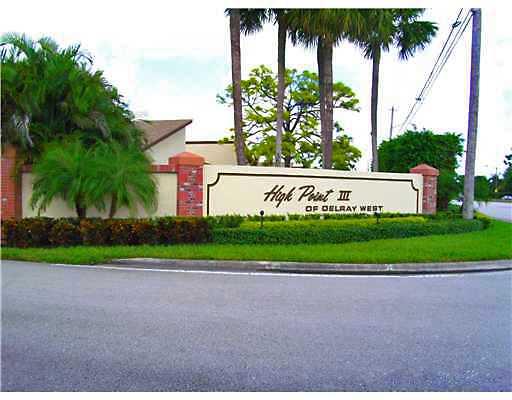 13960 Nesting Way, Unit A Delray Beach, FL 33484 - Photo 37 of 45 High Point Sec 3 W entranc