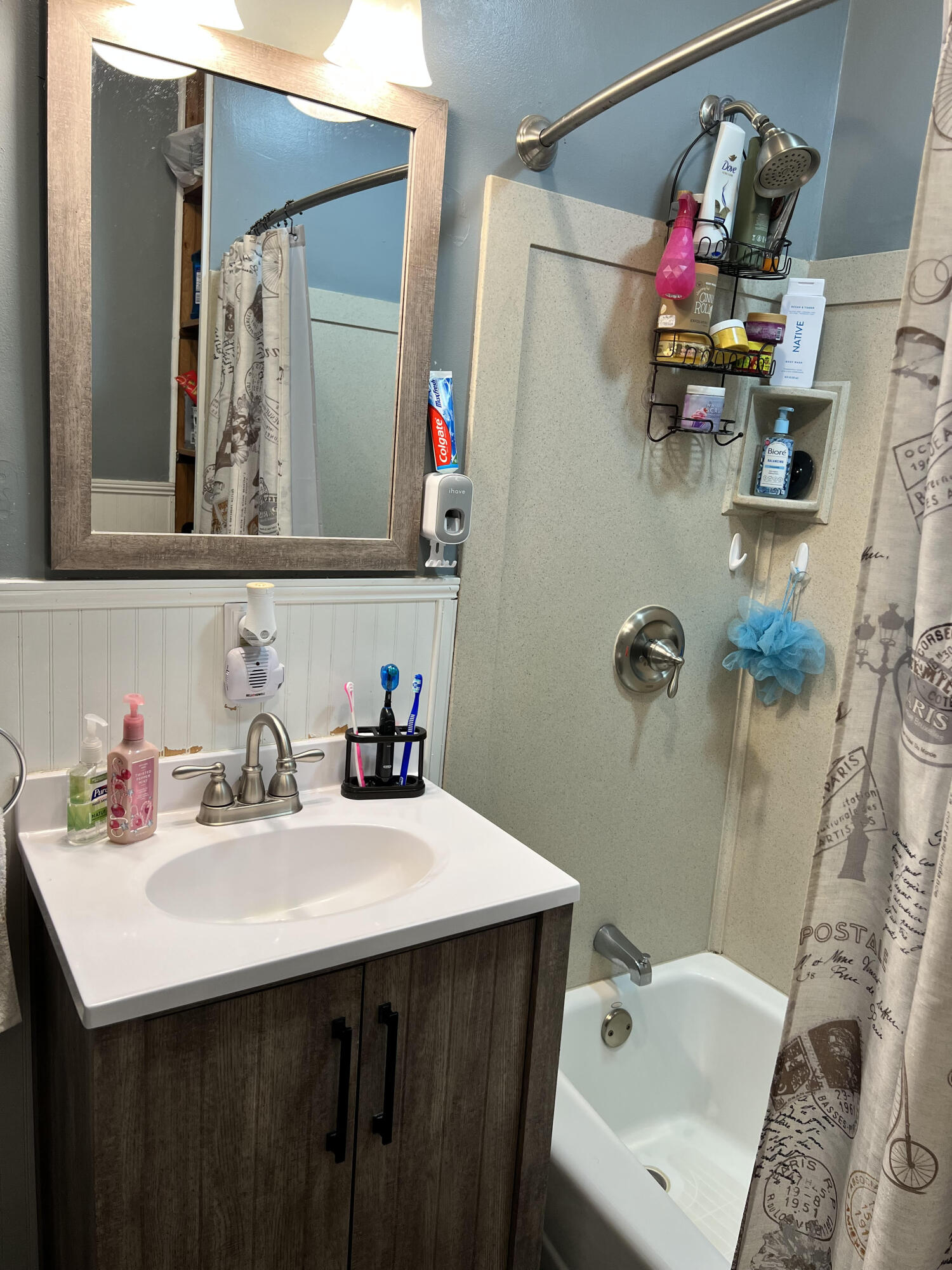 4304 Bandy Road Roanoke, VA 24014 - Photo 9 of 17 a bathroom with a sink mirror and vanity