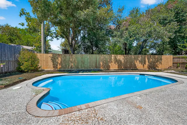 a view of swimming pool and outdoor space