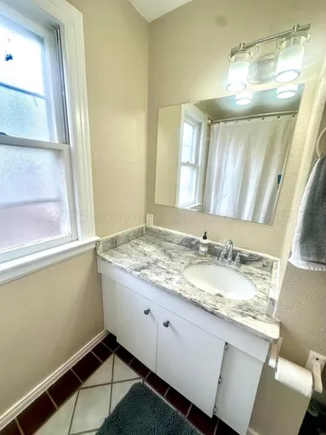 a outdoor dining space with furniture