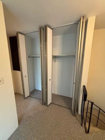a view of closet area