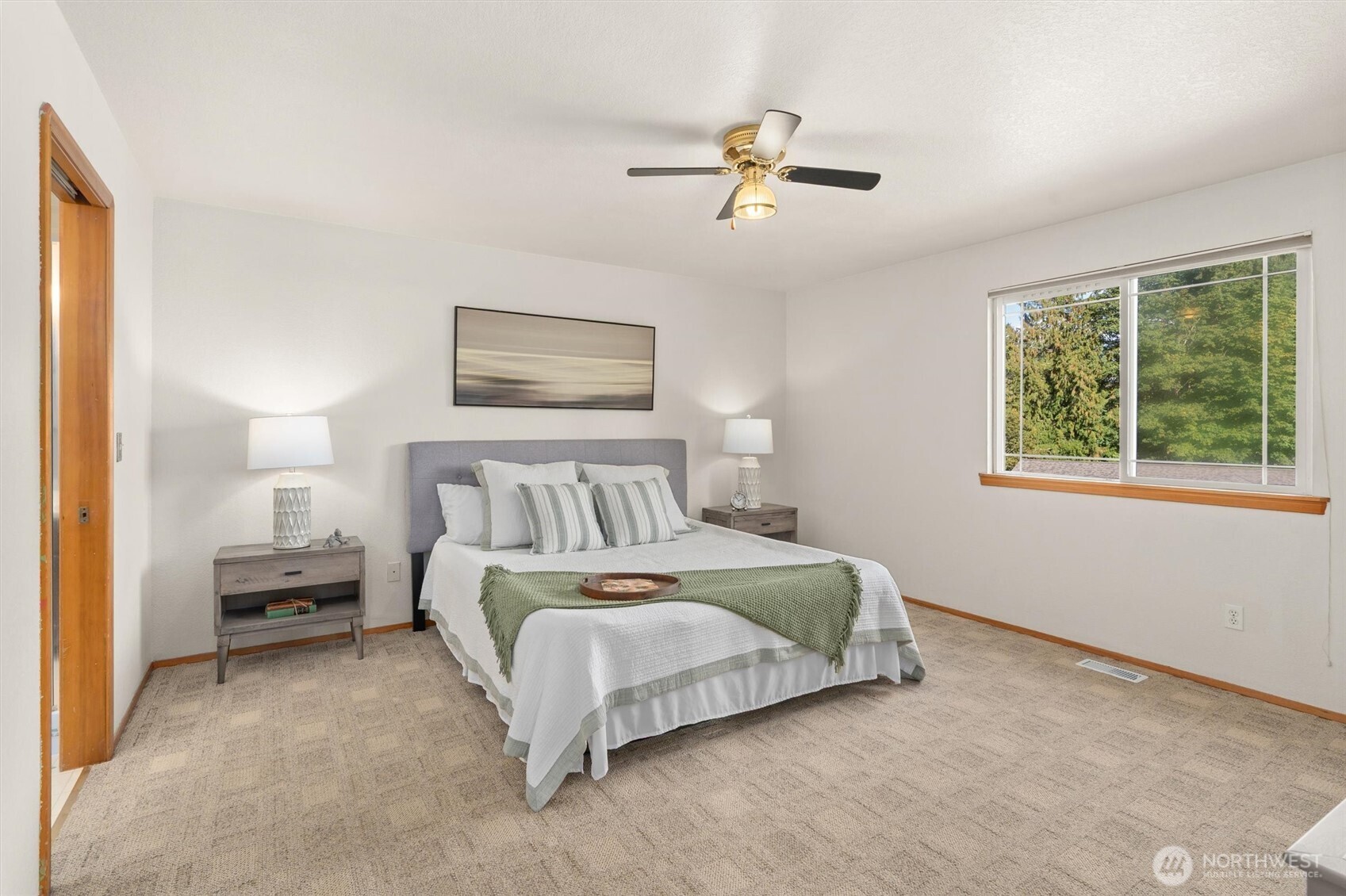 2525 113th Place Southeast Everett, WA 98208 - Photo 24 of 37 a bedroom with a bed couch and window