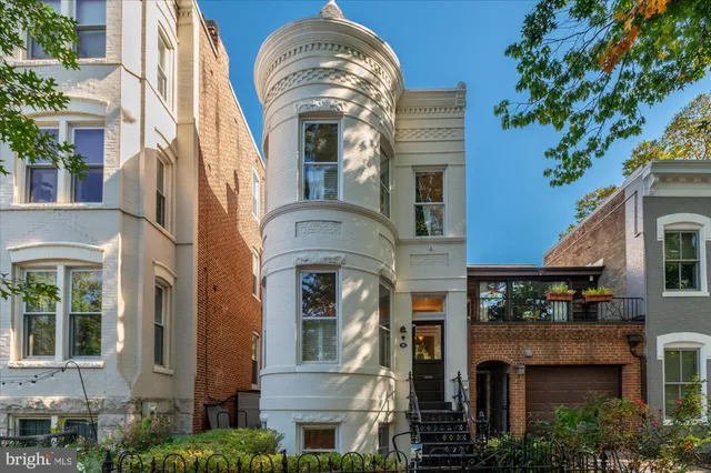 a front view of a multi story residential apartment building
