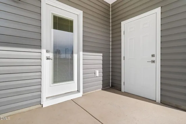 a view of a house entryway