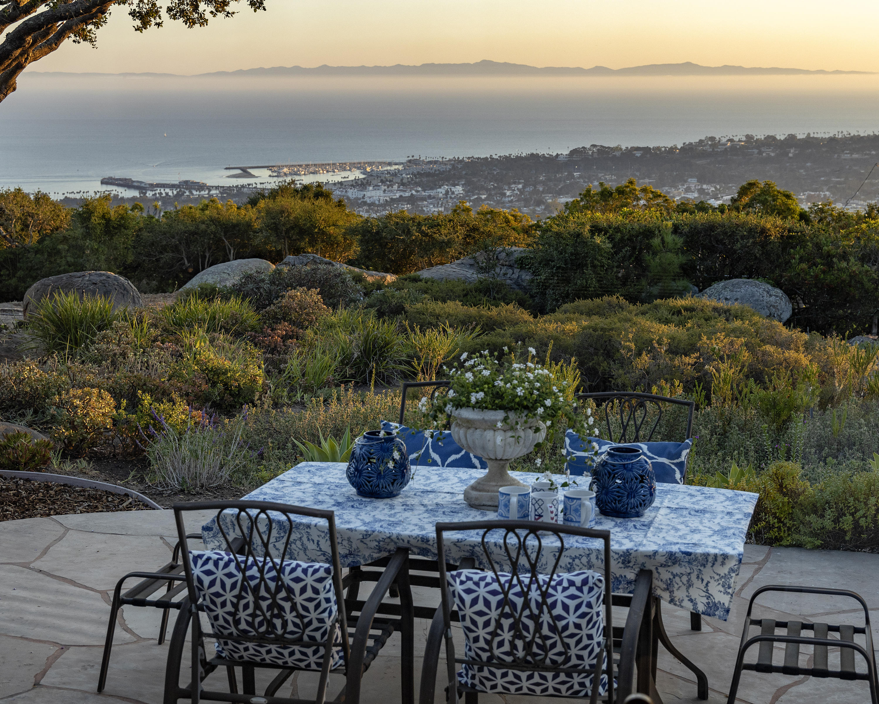 1215 High Ridge Lane Santa Barbara, CA 93103 - Photo 4 of 20 a view of lake from balcony with furniture