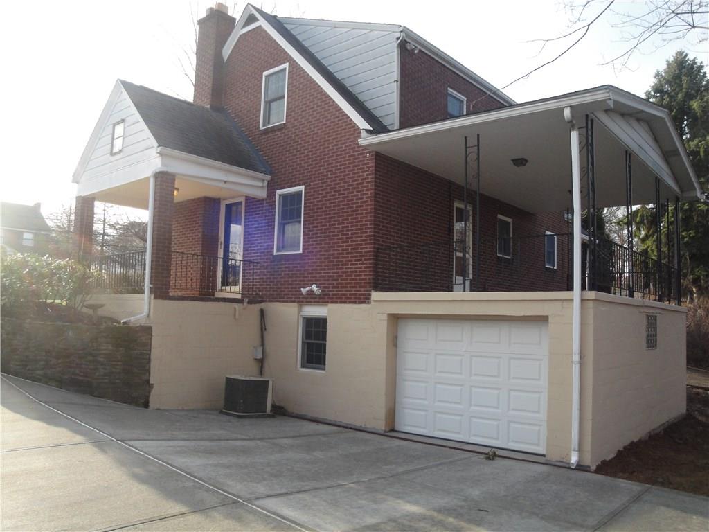 1256 Country Club Road Monongahela, PA 15063 - Photo 3 of 23 Side view with New Concrete Driveway and 2 of the 3 covered Porches...