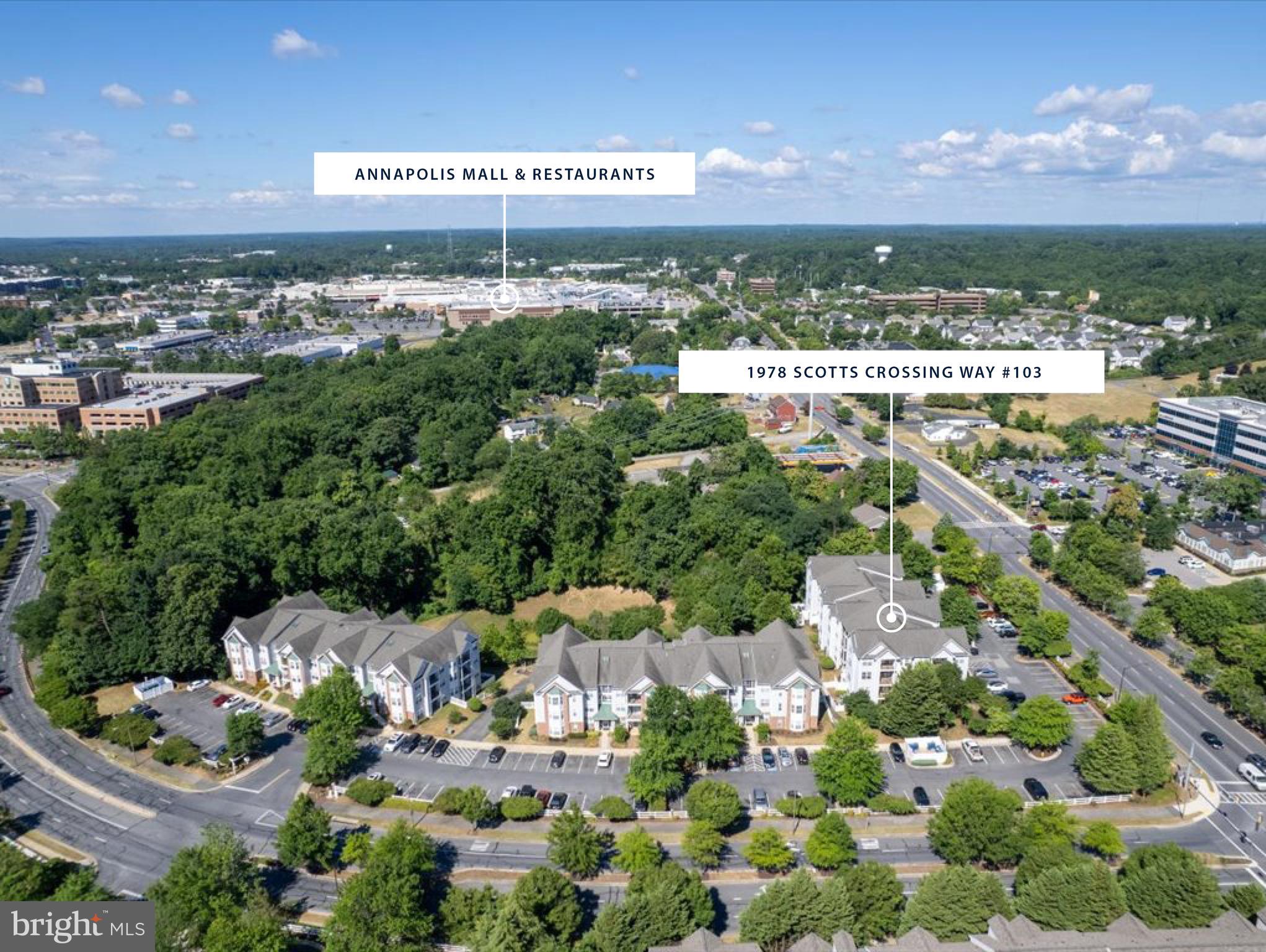 1978 Scotts Crossing Way, Unit 103 Annapolis, MD 21401 - Photo 4 of 42 Aerial