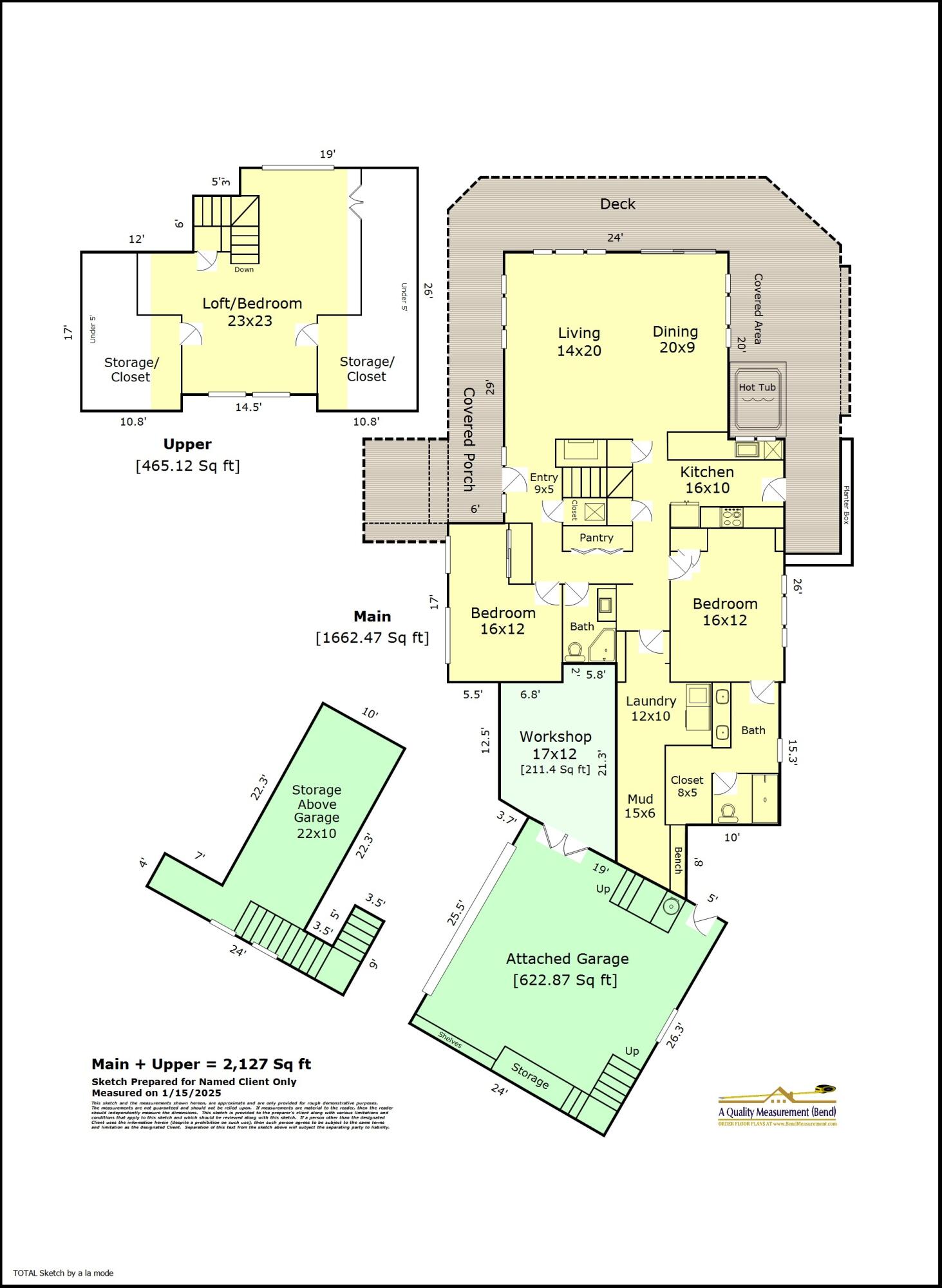 650 Northwest Broken Arrow Road Bend, OR 97703 - Photo 50 of 50 650 NW Broken Arrow Rd AQM Floor Plan