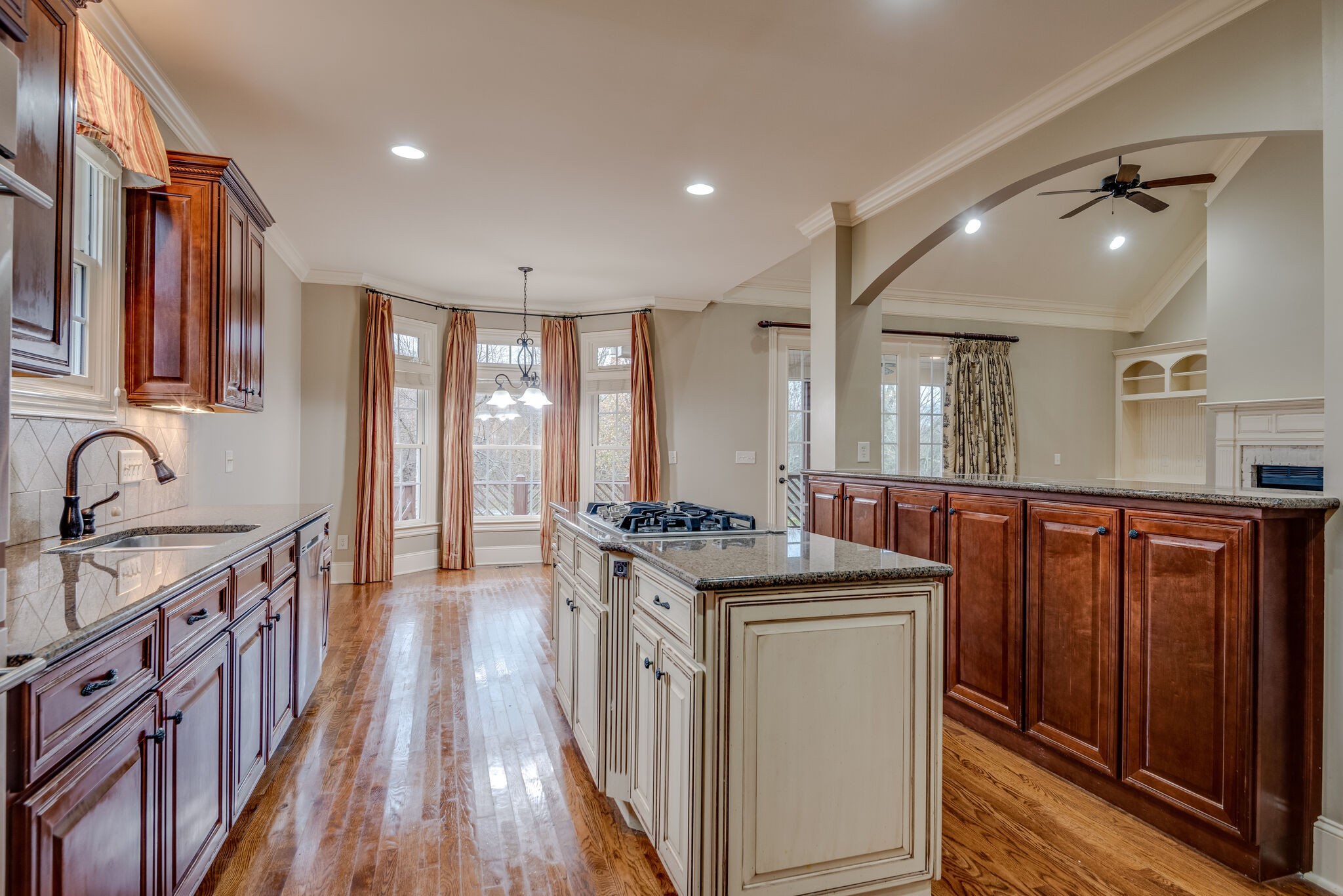 281 King Arthur Circle Franklin, TN 37067 - Photo 18 of 47 a kitchen with stainless steel appliances granite countertop a stove and a sink
