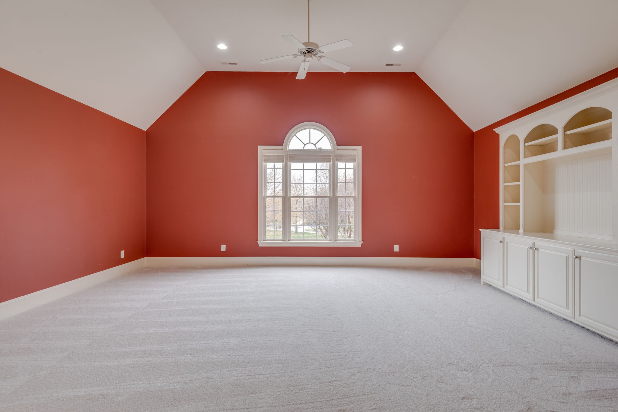 281 King Arthur Circle Franklin, TN 37067 - Photo 38 of 47 an empty room with windows and ceiling fan