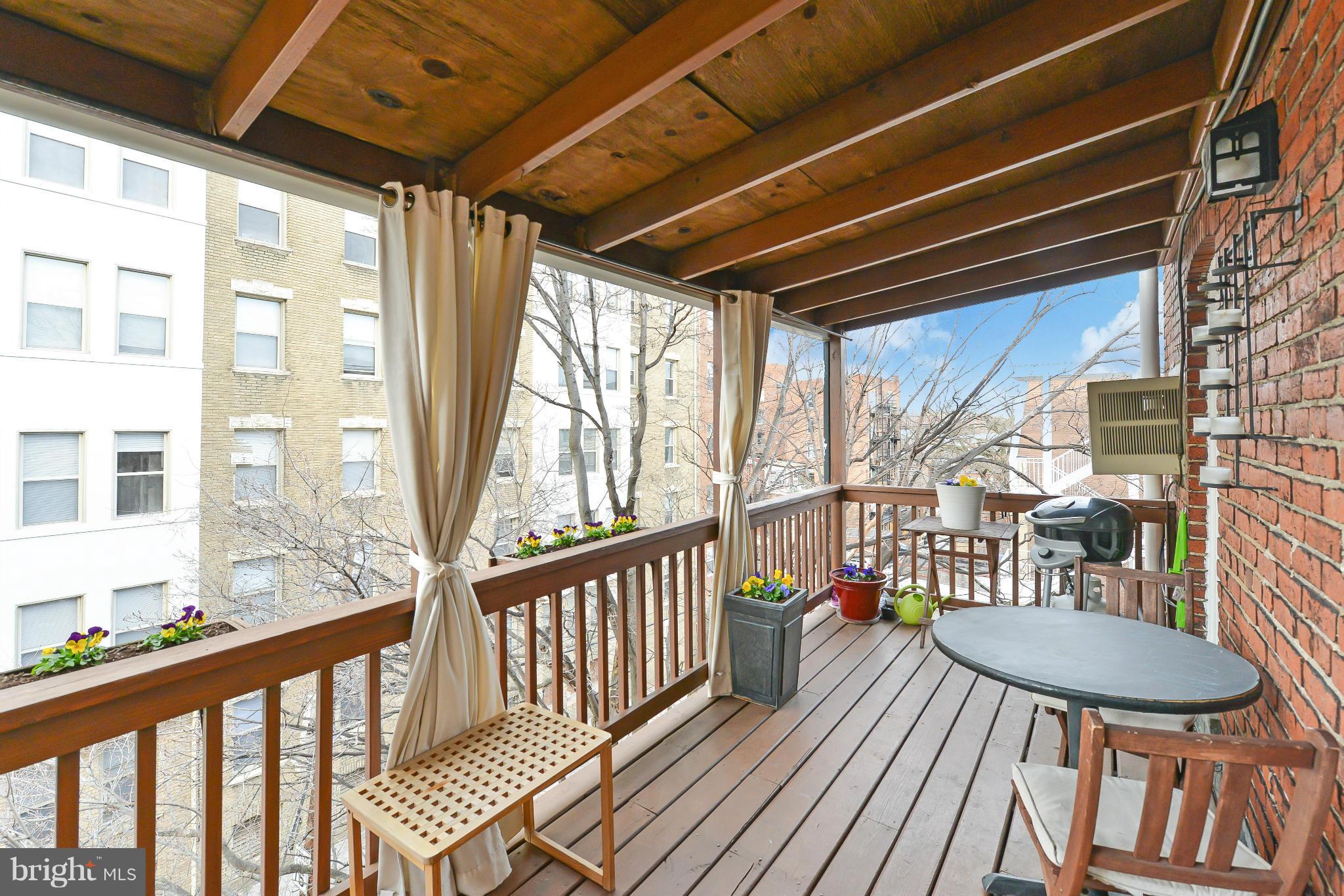 1863 Kalorama Road Northwest, Unit 4B Washington, DC 20009 - Photo 15 of 24 Private Balcony