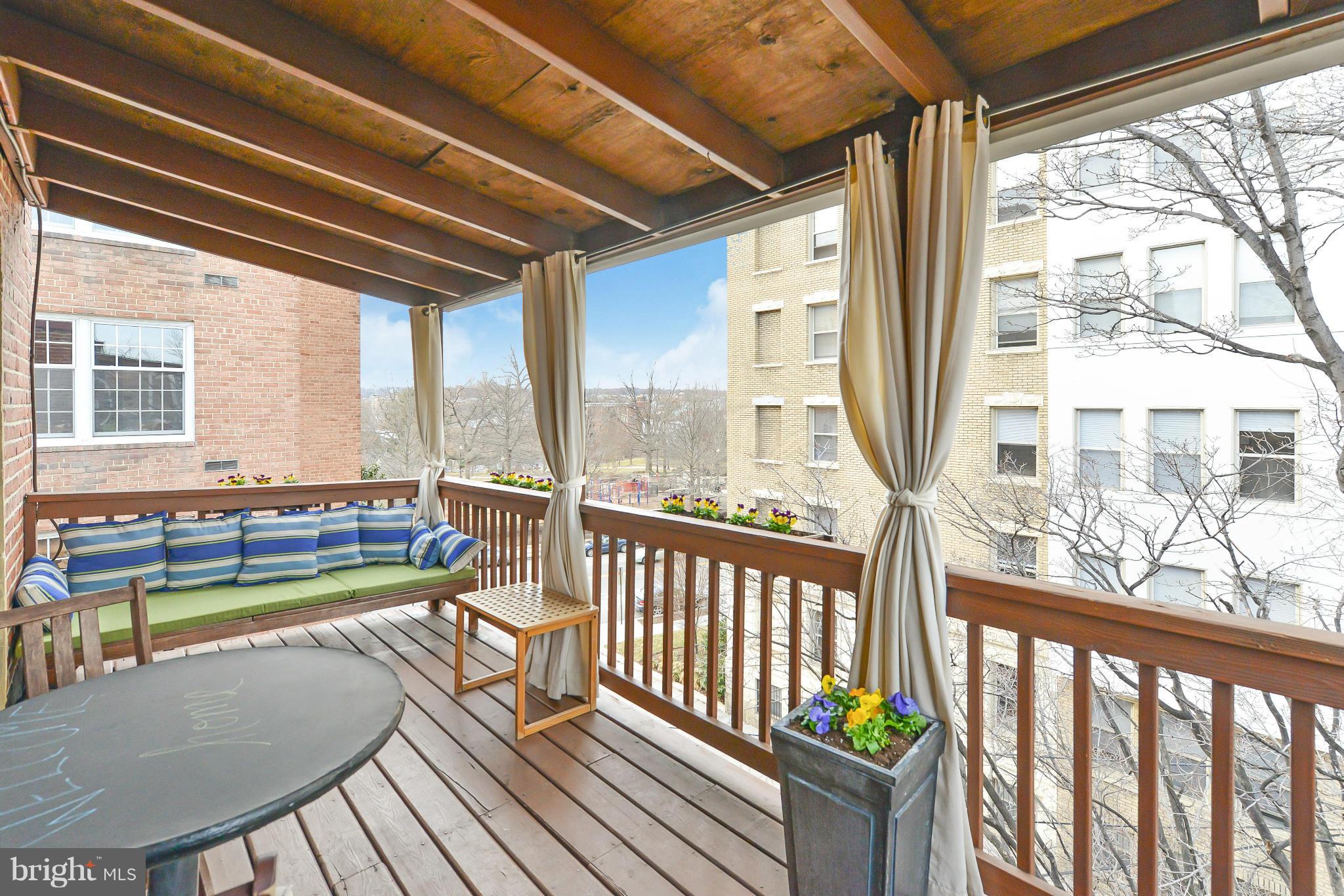 1863 Kalorama Road Northwest, Unit 4B Washington, DC 20009 - Photo 16 of 24 Private Balcony