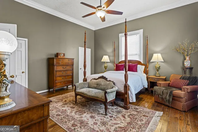 a bed room with a bed and a couch