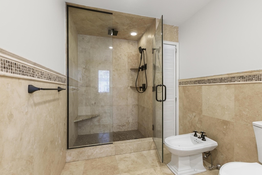 5 Crestwood Road North Reading, MA 01864 - Photo 17 of 40 a bathroom with a shower and toilet