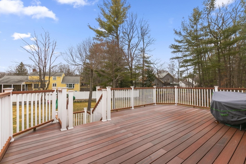 5 Crestwood Road North Reading, MA 01864 - Photo 35 of 40 a view of a house with wooden deck